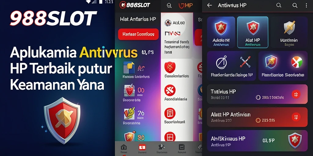Antarmuka intuitif 988SLOT yang memudahkan pemindaian antivirus.
