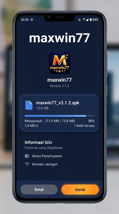 Unduh dan Instal APK maxwin77 untuk Android dengan Mudah